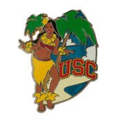 USC Trojans Hawaiian Hula Girl Pin